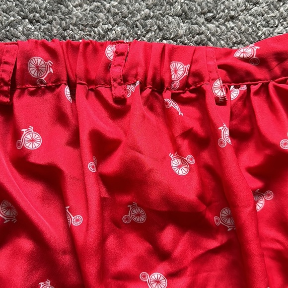 Xhiliration Red Bicycle Skirt - Picture 6 of 6